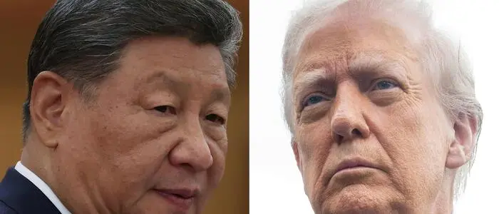 Chinas Präsident Xi Jinping, US-Präsident Donald Trump