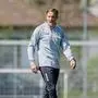 KLAGENFURT,AUSTRIA,28.APR.25 - SOCCER - ADMIRAL Bundesliga, SK Austria Klagenfurt, training. Image shows assistant coach Rolf Landerl (A.Klagenfurt).  Photo: GEPA pictures/ Matthias Trinkl