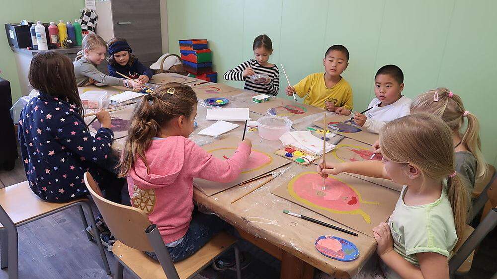 Beim Kreativworkshop beschäftigten sich die Kinder mit dem Künstler Pablo Picasso.