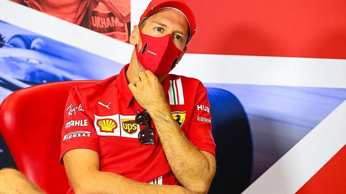 Maskenmann Sebastian Vettel