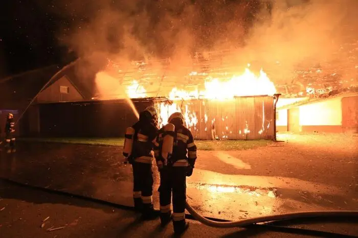 Knapp einen Monat nach der Unwetterkatastrophe musste die Feuerwehr Kobenz erneut zu einem Großeinsatz ausrücken.