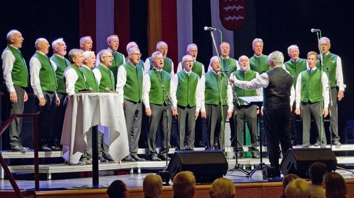 Der Kärntner Chor unter der Leitung von Andreas Peinhopf