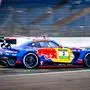 Der Mercedes des Verstappen-Teams musste mit einem Schaden an der Antriebswelle abgestellt werden 