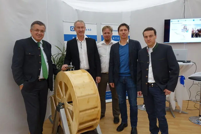 Vorgestellt wird in der Ausstellerhalle unter anderem das "Wasserrad 4.0".