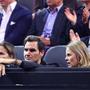 Roger Federer als Zuschauer beim Laver Cup