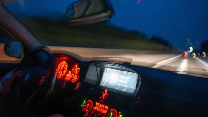 Blick in Autocockpit