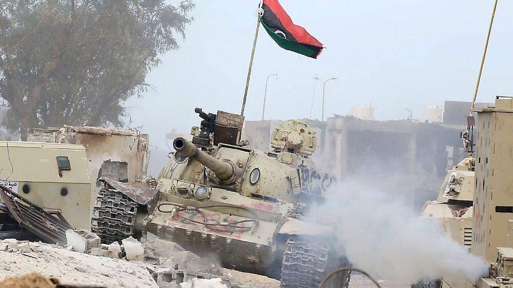 In Libyen toben seit dem Sturz Gaddafis Kämpfe zwischen unterschiedlichen Rebellengruppen