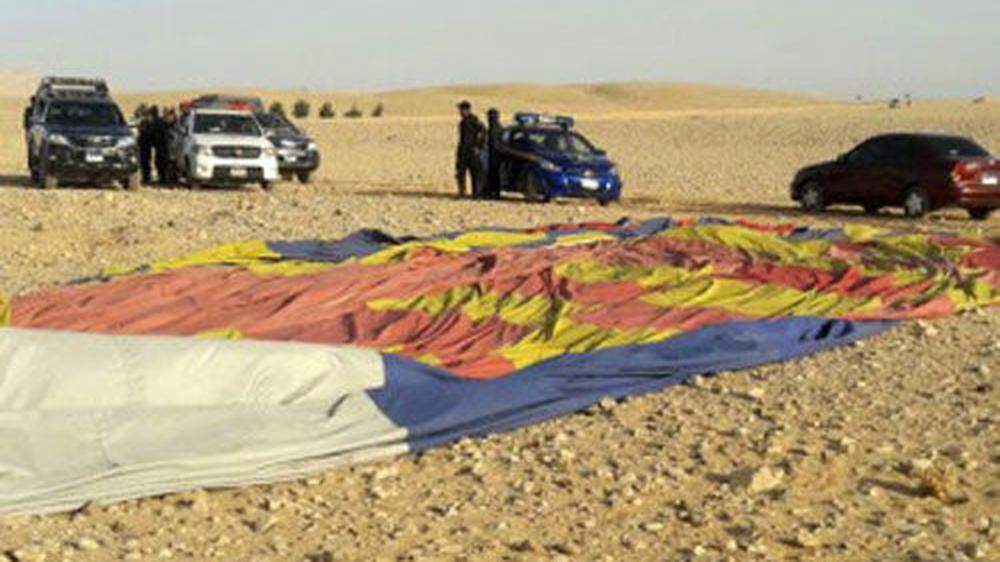 Ein Toter bei Absturz eines Heißluftballons in Ägypten