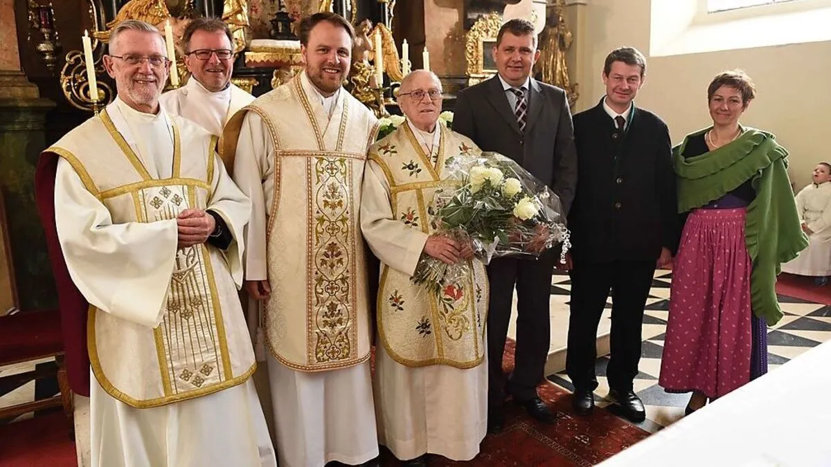  Prälat Leopold Städtler feierte sein 65-jähriges Priesterjubiläum 