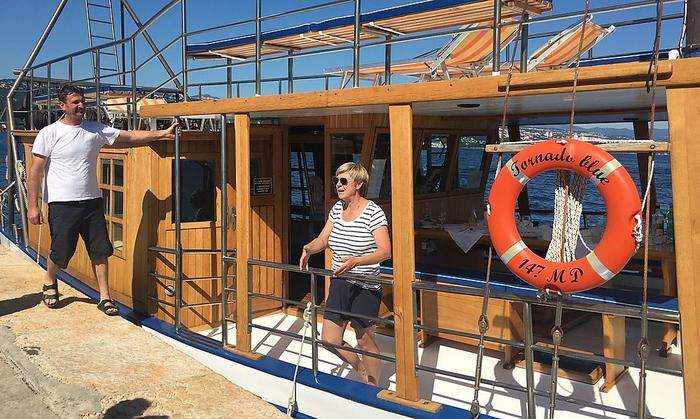 13 Jahre lang sind Lili und Roni Stipanic nun schon mit ihrem Fischerboot unterwegs