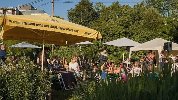 Das Festival findet heute bei Traumwetter statt