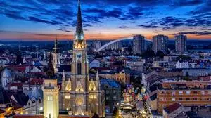 Die Marienkirche am Freiheitsplatz von Novi Sad