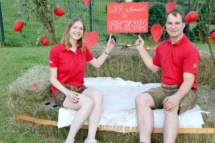 Sehr zur Freude von LJ Zeltschach-Obmann Andreas Stodeschnig und Leiterin Alina Bischof (Foto). Und der optimale Sound kam von den  „DJs vom Lond“. 