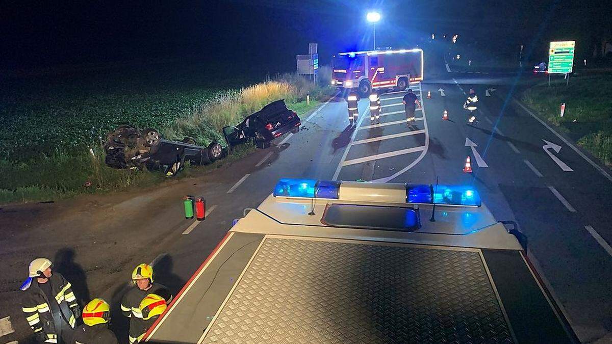 Auf Höhe des Autohauses Moik kam es auf der B 66 zum Unfall