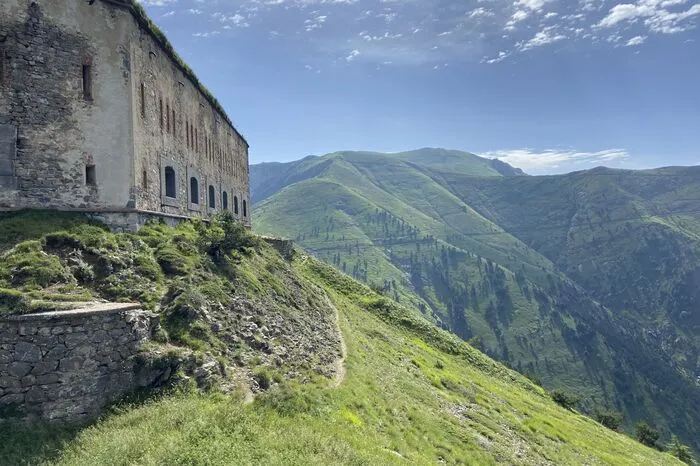 Militärische Festungsanlage oberhalb von Limone Piemonte: Sie musste nie wirklich benutzt werden.