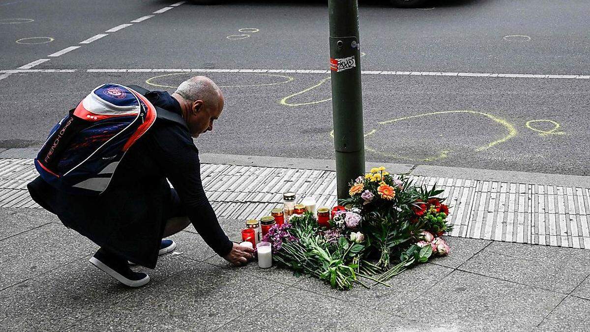 Trauer in Berlin nach dem tödlichen Vorfall am Mittwoch.
