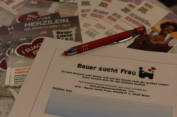 Auch für die Teilnahme bei "Bauer sucht Frau" konnte man sich bewerben.