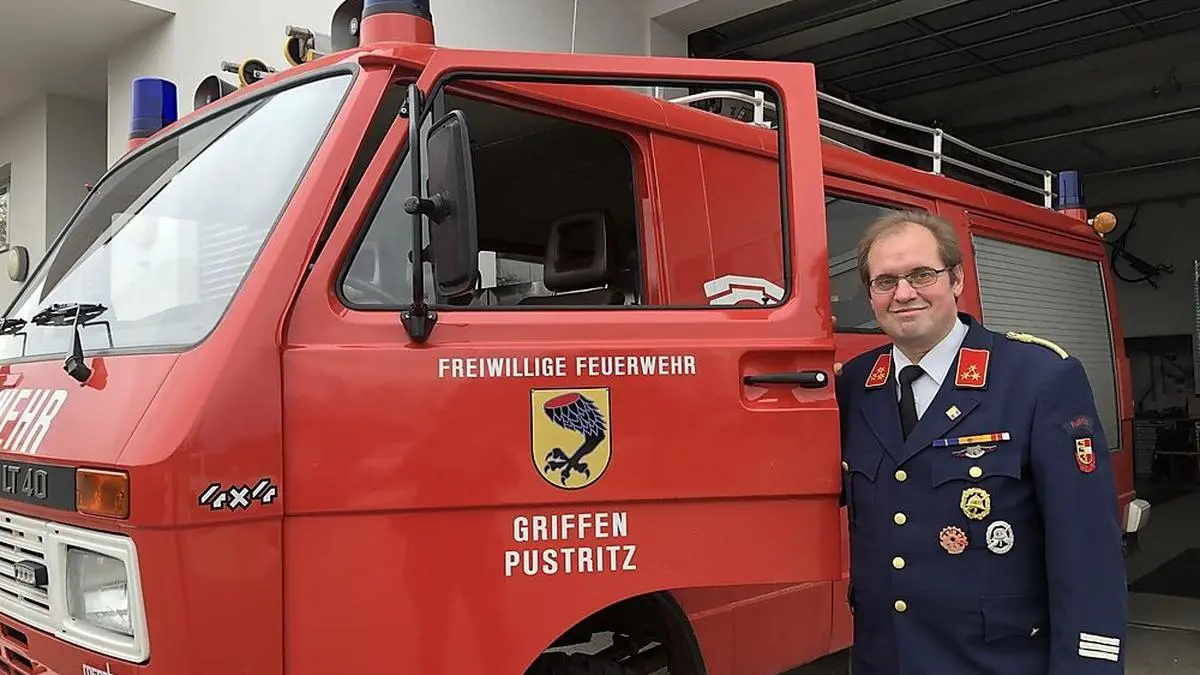 Engagiert sich seit über 36 Jahren ehrenamtlich bei der Feuerwehr: Werner Franz Riedl (52) aus Pustritz