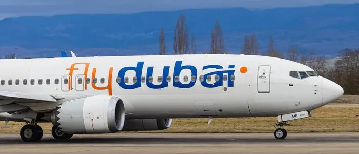 Maschine der Flydubai