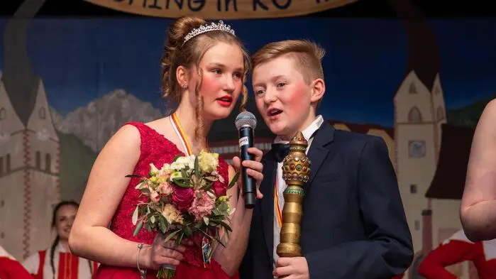 Das Kinderprinzenpaar: Sophie II. und Julian I.