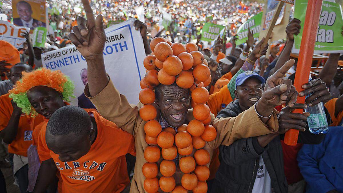 Wahlkundgebung der Opposition in Nairobi