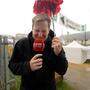 Sonderreporter Michael Großschädl trotzt dem Regen am St. Veiter Wiesenmarkt