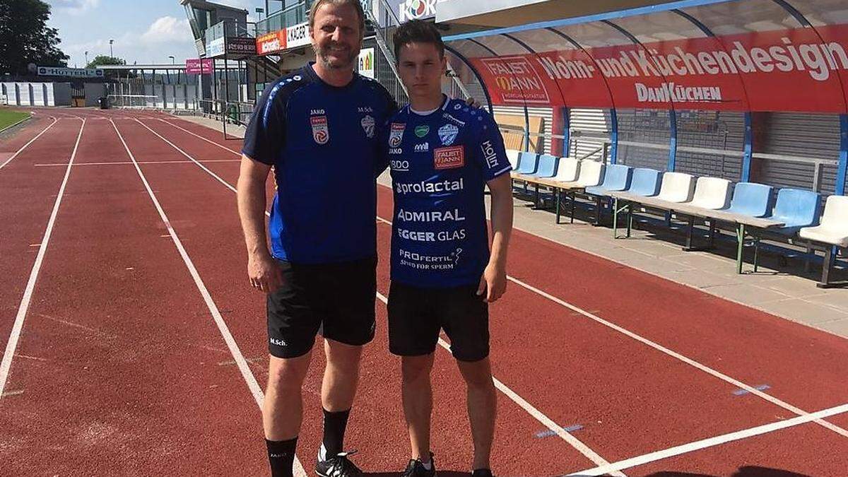 Trainer Markus Schopp (links) und Tomas Ostrak