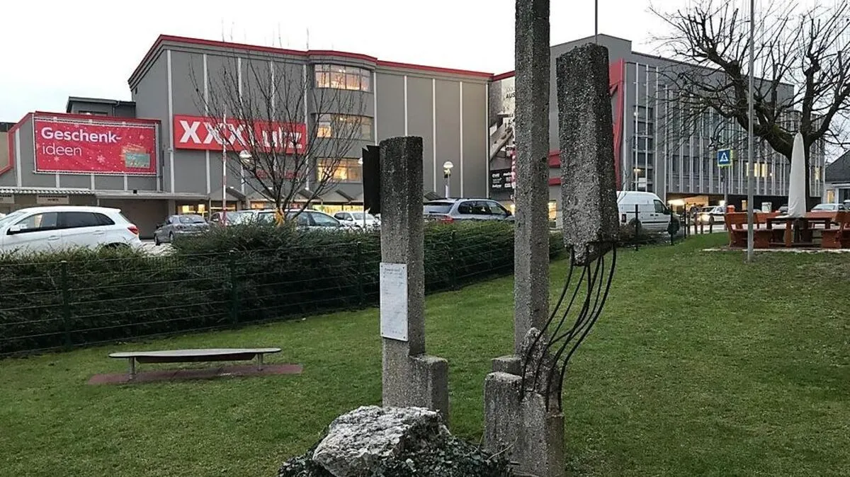 An der Stelle des alten Steinacher-Denkmals in Völkermarkt, das 1976 von Unbekannten gesprengt wurde, soll ein neues entstehen