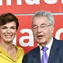 Pamela Rendi-Wagner mit Heinz Fischer
