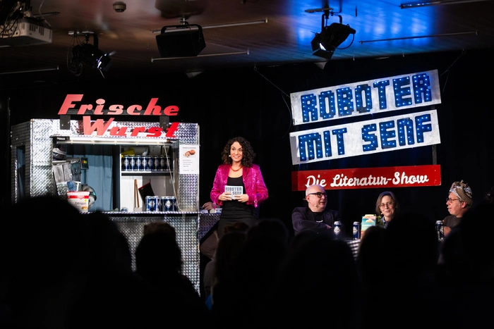 Die Literaturshow „Roboter mit Senf“