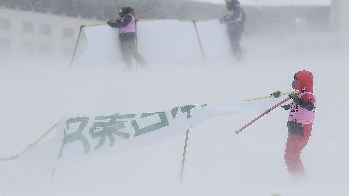 Selbst für einen Slalom war es zuviel