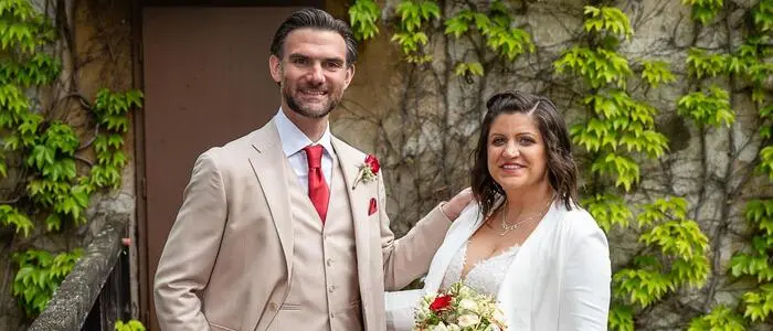Das glückliche Ehepaar: Clemens Ludwar und Raphaela Weissenbacher