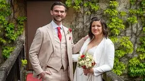 Das glückliche Ehepaar: Clemens Ludwar und Raphaela Weissenbacher