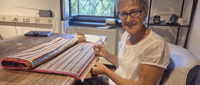 Die gebürtige Leibnitzerin Marianne Bäck restaurierte 45 Jahre lang hochwertige Teppiche auf Schloss Kornberg