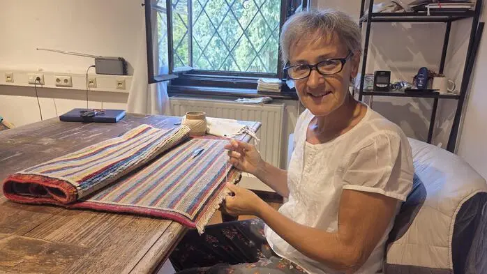 Die gebürtige Leibnitzerin Marianne Bäck restaurierte 45 Jahre lang hochwertige Teppiche auf Schloss Kornberg