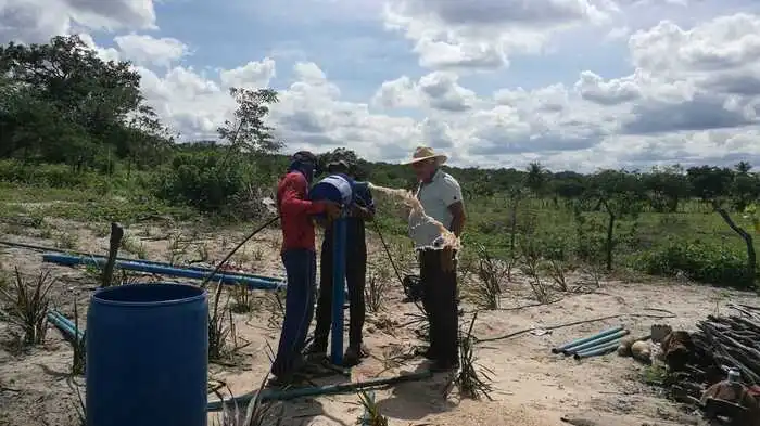 Georg Zeiler und Stijepan Paric aus Öblarn befinden sich derzeit in Brasilien, um mit Spendengeldern Brunnen zu errichten.