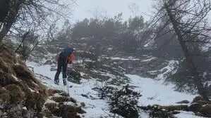 Eine junge Studentin aus China ist während ihres Osterurlaubs am Salzburger Untersberg in Bergnot geraten