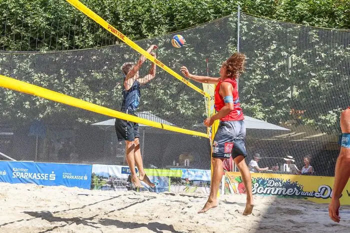 Beachzone Villach  am Rathausplatz Landesmeisterschaft Volleyball 