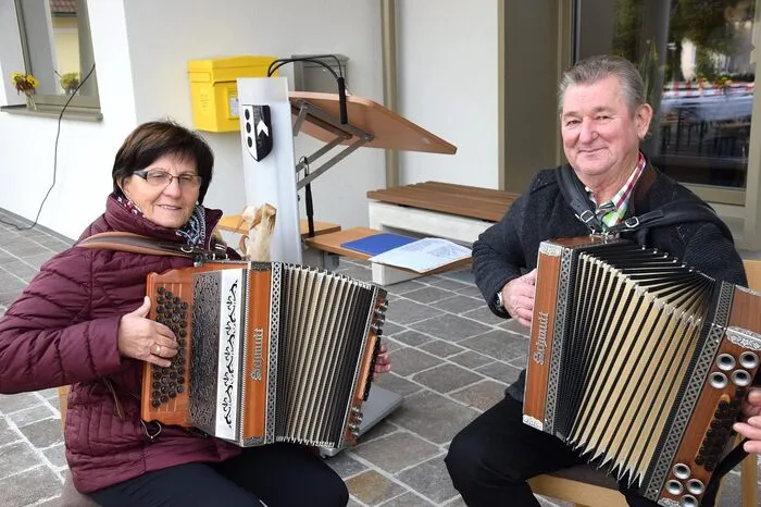 Die örtliche Musikkapelle sorgte für einen musikalischen Rahmen.