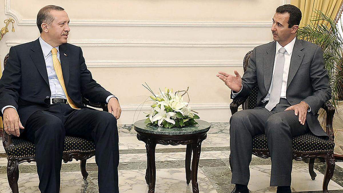 Erodgan und Assad: Einander einst in Freundschaft verbunden