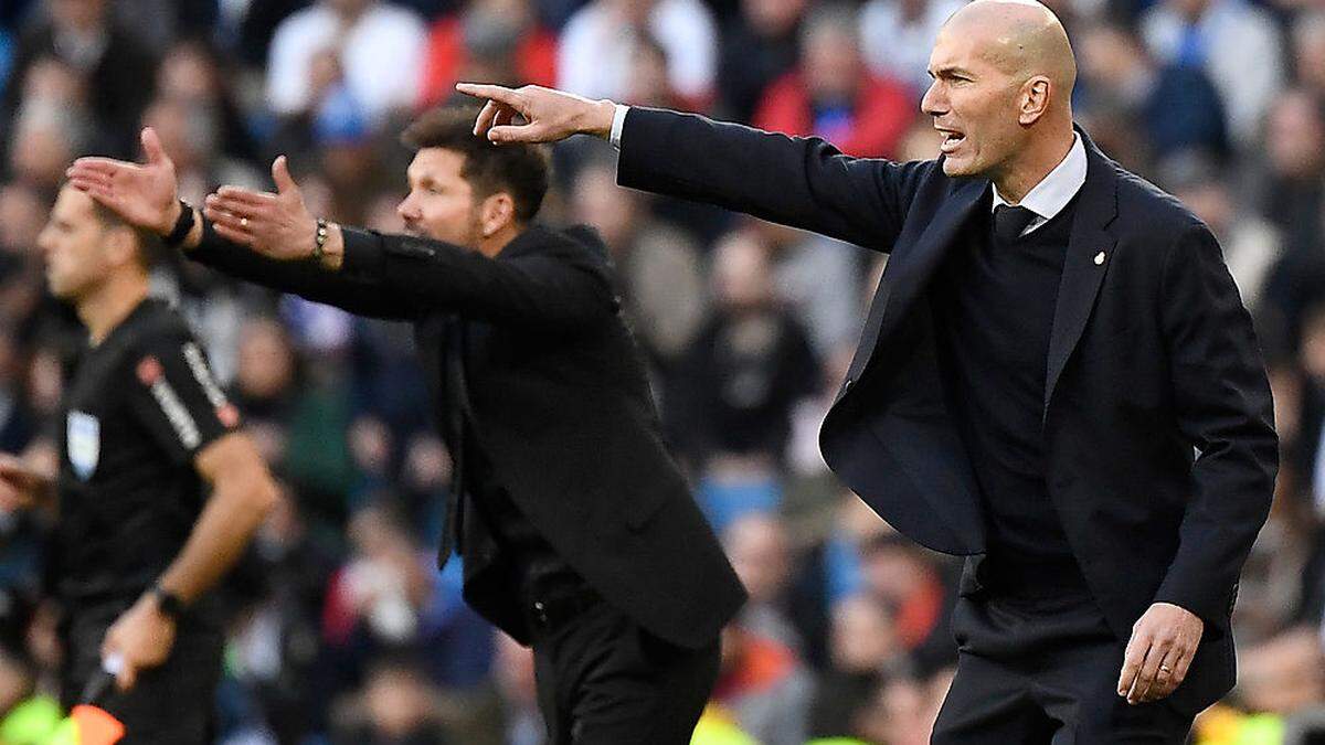 Simeone oder Zidane? Wer macht einen Schritt Richtung Meistertitel?