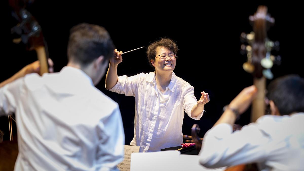 Das Styriarte Youth Orchestra mit Dirigentin Mei-Ann Chen