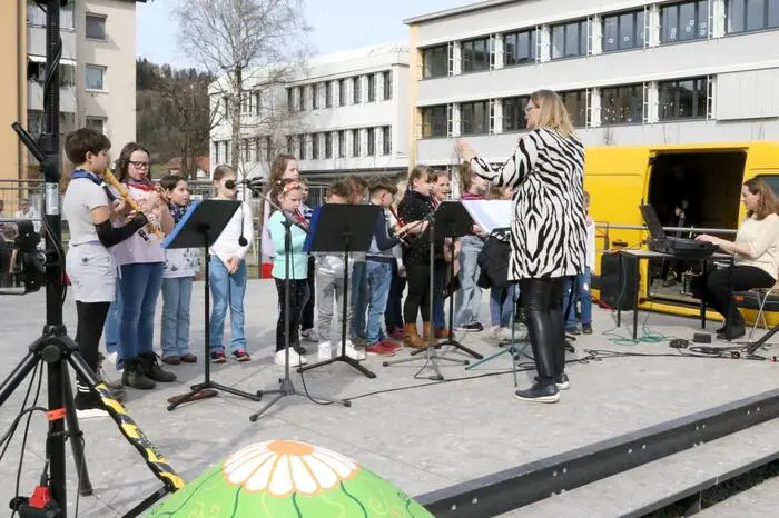 Für den musikalischen Aufputz sorgten anlässlich der Eröffnung die Schüler der Volks- und Musikschule Althofen.