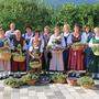 Die Trachtengruppe St. Margareten im Rosental sammelte bei der Kräutersegnung am 15. August 2900 Euro für die Unwetterhilfe 