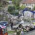 Bayern, Memmingen: Rettungskräfte arbeiten an der Unglücksstelle.