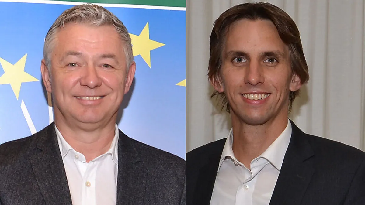 Joachim Schnabel (rechts) forderte Peter Tschernko heraus, zog aber den Kürzeren