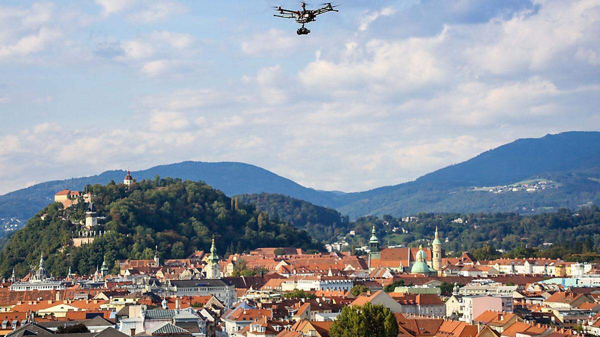 Drohnenflüge über Graz müssen extra angemeldet werden