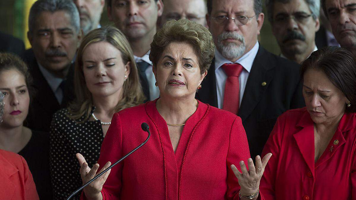 Rousseff-Anhänger protestieren gegen den neuen Präsidenten