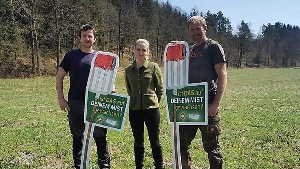 Thomas Orasch, Kathrin Kogoj und Hans Planinz (von links)