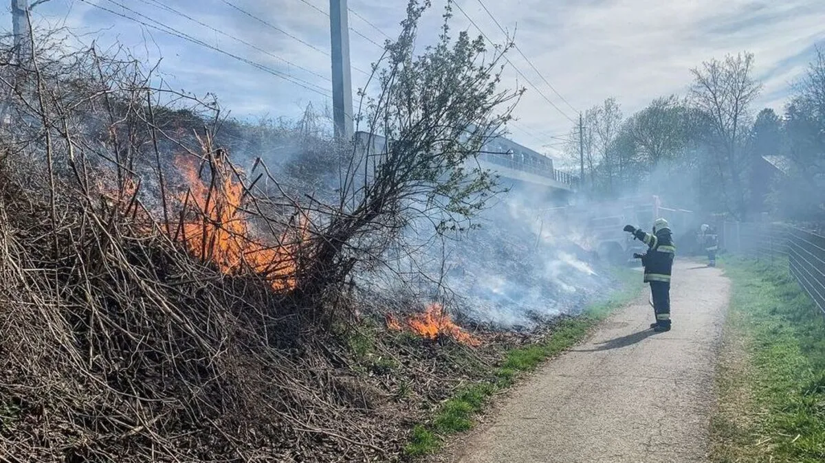 Der Brand in Knittelfeld wurde rasch gelöscht